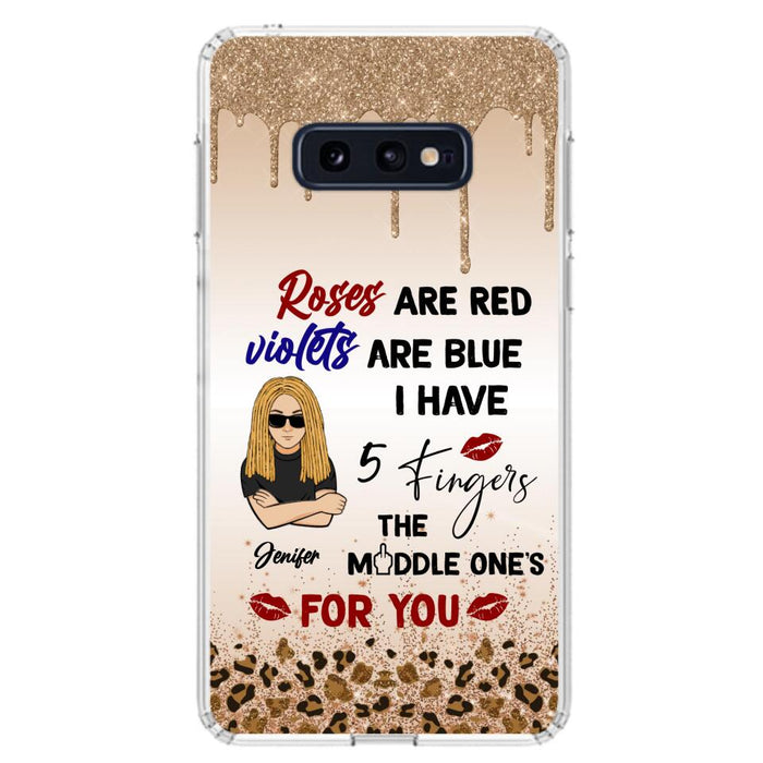 Custom Personalized iPhone and Samsung Case - Gift For Birthday/ Friends - Rose Are Red, Violets Are Blue