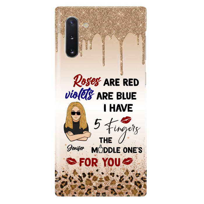 Custom Personalized iPhone and Samsung Case - Gift For Birthday/ Friends - Rose Are Red, Violets Are Blue