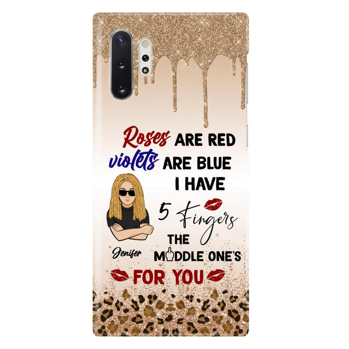 Custom Personalized iPhone and Samsung Case - Gift For Birthday/ Friends - Rose Are Red, Violets Are Blue