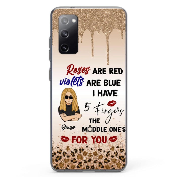 Custom Personalized iPhone and Samsung Case - Gift For Birthday/ Friends - Rose Are Red, Violets Are Blue