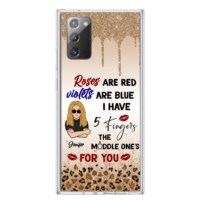 Custom Personalized iPhone and Samsung Case - Gift For Birthday/ Friends - Rose Are Red, Violets Are Blue