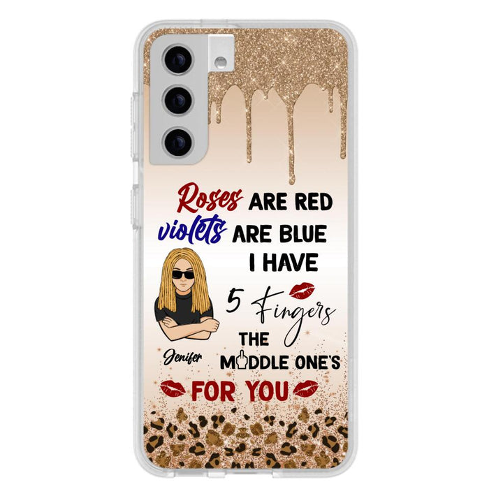 Custom Personalized iPhone and Samsung Case - Gift For Birthday/ Friends - Rose Are Red, Violets Are Blue