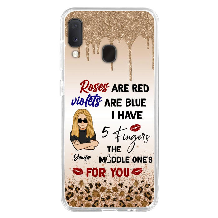 Custom Personalized iPhone and Samsung Case - Gift For Birthday/ Friends - Rose Are Red, Violets Are Blue