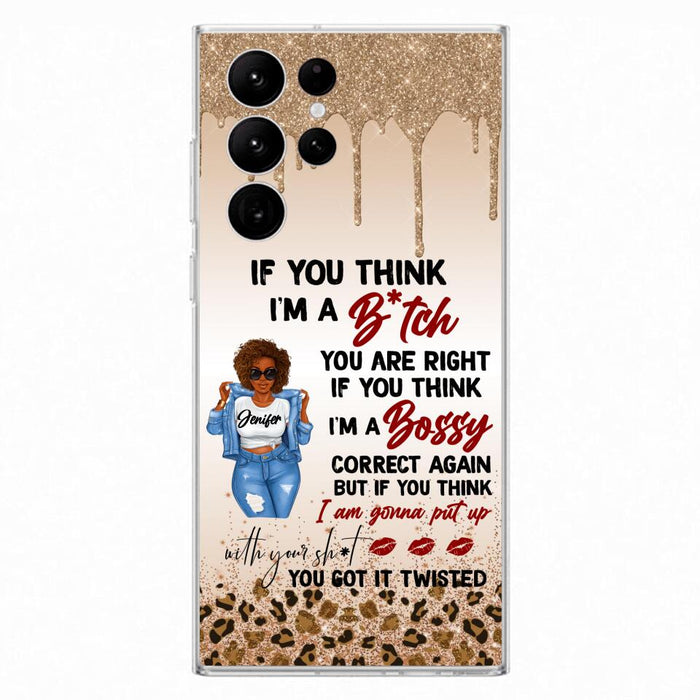 Custom Personalized Someone Called Me A Bitch Phone Case - Case For iPhone and Samsung Models