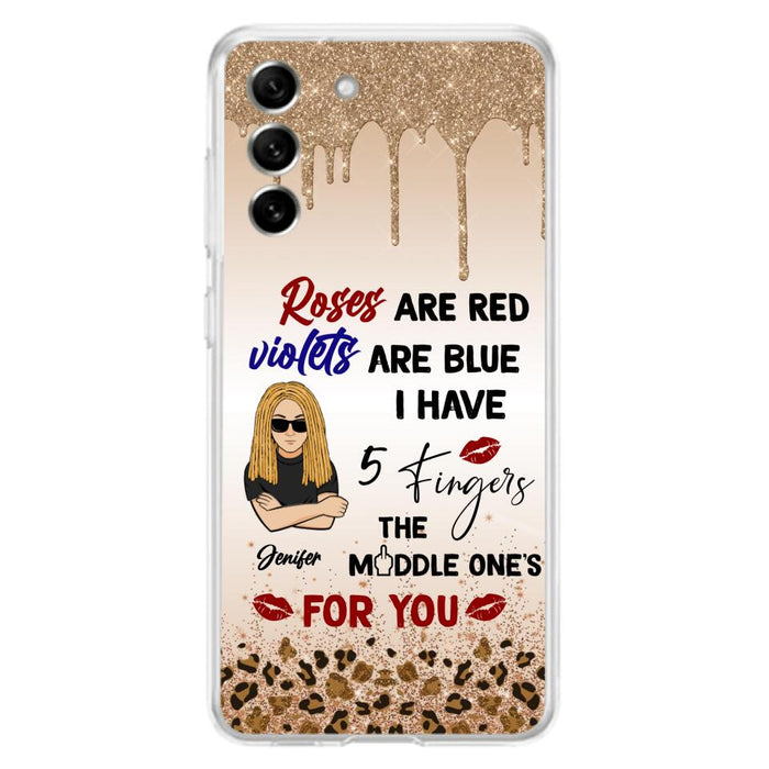 Custom Personalized iPhone and Samsung Case - Gift For Birthday/ Friends - Rose Are Red, Violets Are Blue