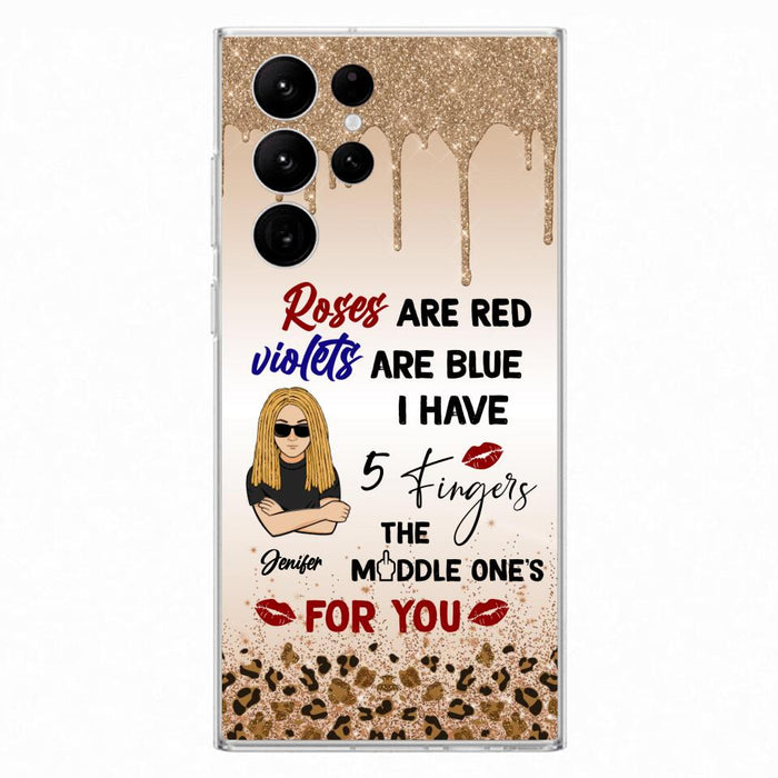 Custom Personalized iPhone and Samsung Case - Gift For Birthday/ Friends - Rose Are Red, Violets Are Blue