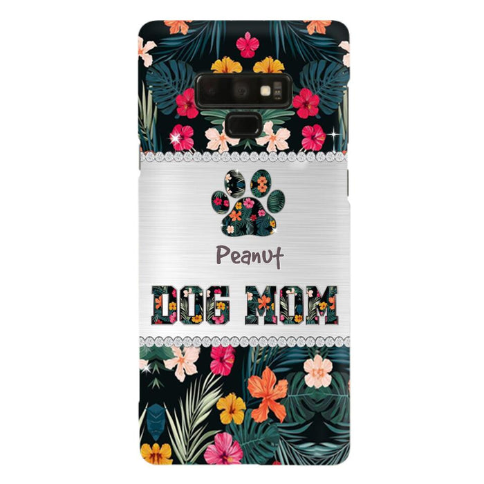 Personalized Custom Phone Case Dog Mom Met Pattern - Gifts Idea For Dog Lover - Dog Mom - Case For Iphone & Samsung