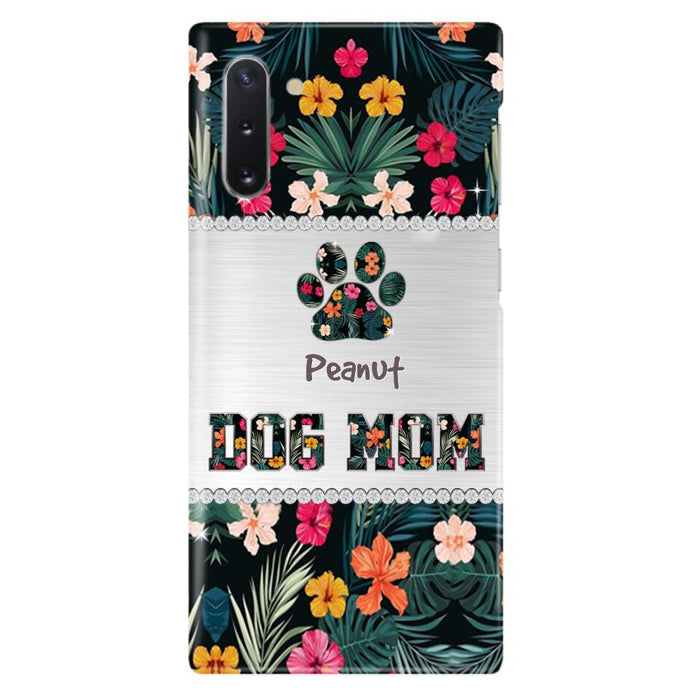 Personalized Custom Phone Case Dog Mom Met Pattern - Gifts Idea For Dog Lover - Dog Mom - Case For Iphone & Samsung