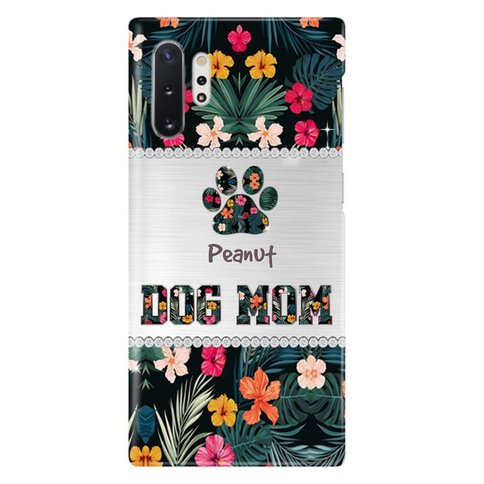 Personalized Custom Phone Case Dog Mom Met Pattern - Gifts Idea For Dog Lover - Dog Mom - Case For Iphone & Samsung