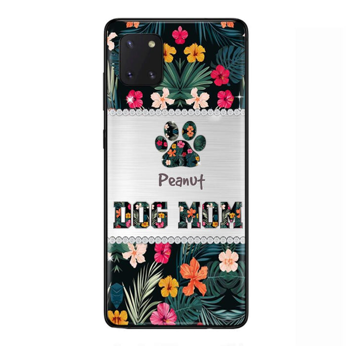 Personalized Custom Phone Case Dog Mom Met Pattern - Gifts Idea For Dog Lover - Dog Mom - Case For Iphone & Samsung