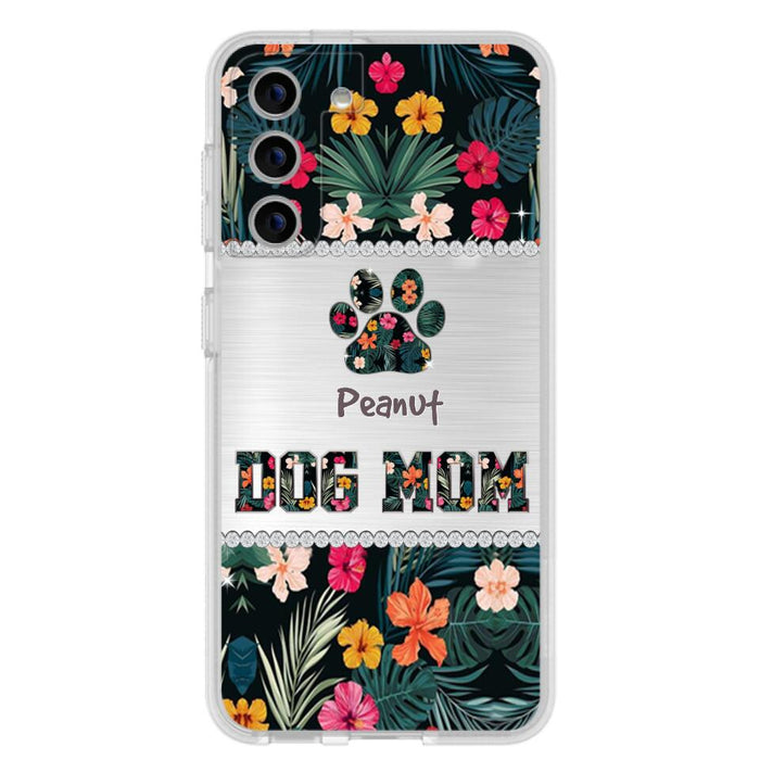 Personalized Custom Phone Case Dog Mom Met Pattern - Gifts Idea For Dog Lover - Dog Mom - Case For Iphone & Samsung