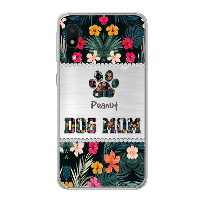 Personalized Custom Phone Case Dog Mom Met Pattern - Gifts Idea For Dog Lover - Dog Mom - Case For Iphone & Samsung