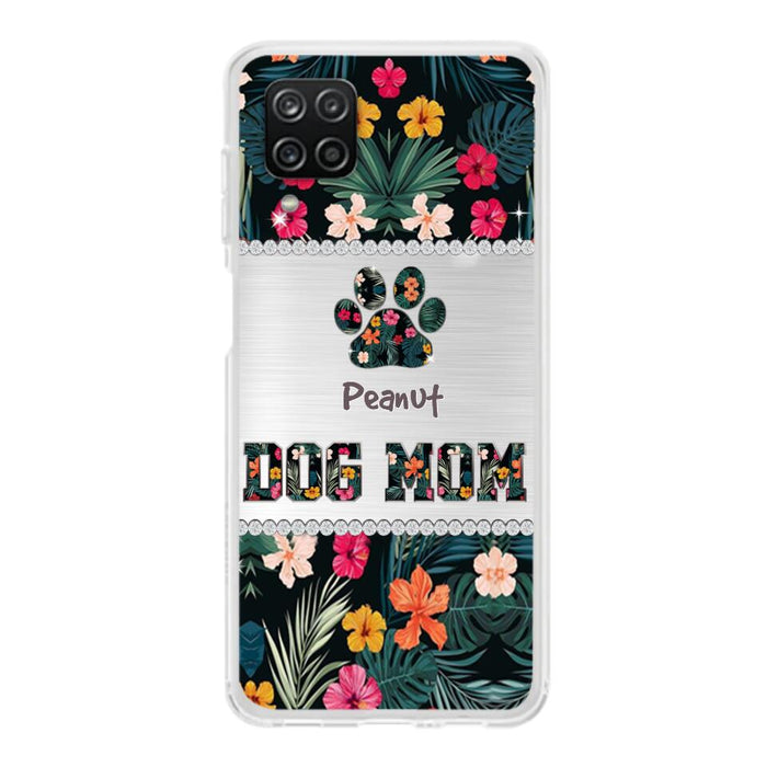 Personalized Custom Phone Case Dog Mom Met Pattern - Gifts Idea For Dog Lover - Dog Mom - Case For Iphone & Samsung