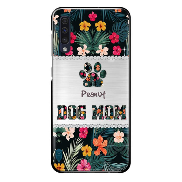 Personalized Custom Phone Case Dog Mom Met Pattern - Gifts Idea For Dog Lover - Dog Mom - Case For Iphone & Samsung