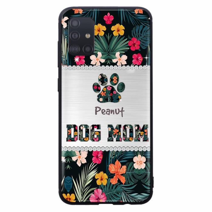 Personalized Custom Phone Case Dog Mom Met Pattern - Gifts Idea For Dog Lover - Dog Mom - Case For Iphone & Samsung