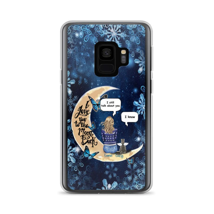 Custom Personalized Pet Mom Conversation Phone Case - Woman With Upto 4 Pets - Gift For Dog/ Cat Lover - Case For iPhone And Samsung