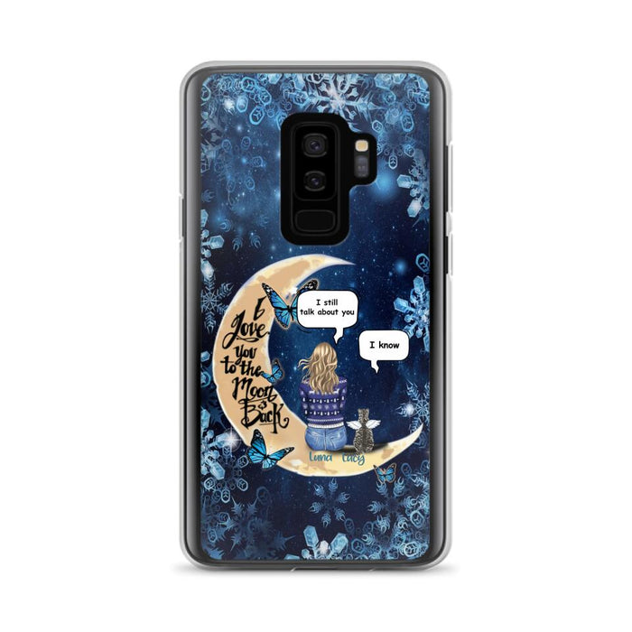 Custom Personalized Pet Mom Conversation Phone Case - Woman With Upto 4 Pets - Gift For Dog/ Cat Lover - Case For iPhone And Samsung