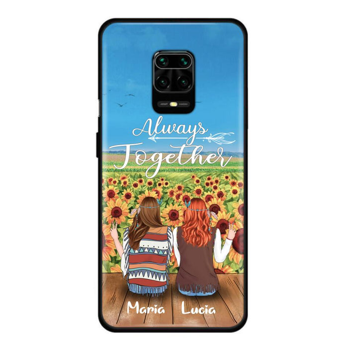 Personalized Hippie Friends Phone Case - Up to 3 Girls - Always Together - F8H385