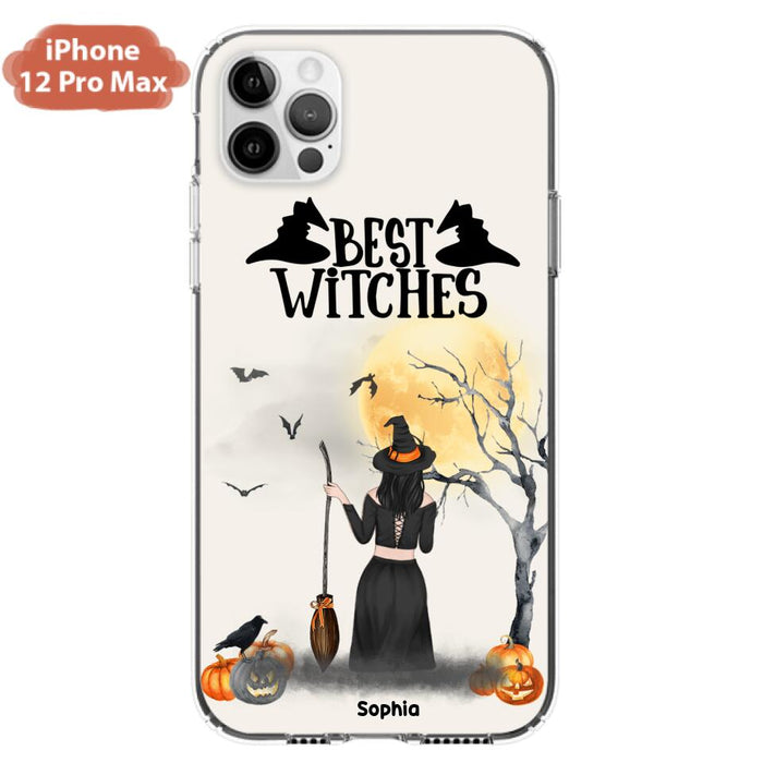 Custom Personalized Witchy Friends Phone Case - Gift For Best Friends with up to 3 Witches - Best Witches