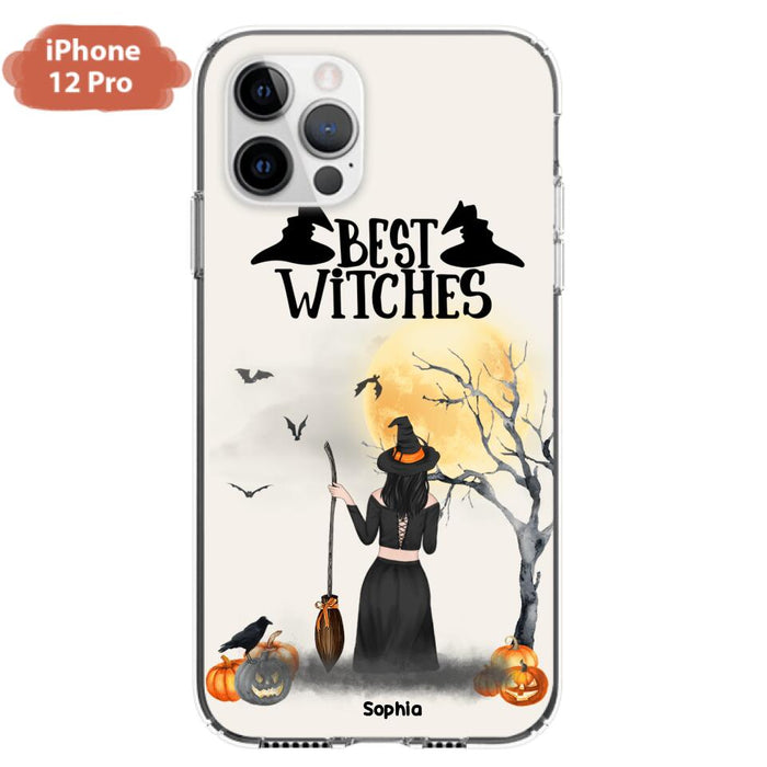 Custom Personalized Witchy Friends Phone Case - Gift For Best Friends with up to 3 Witches - Best Witches