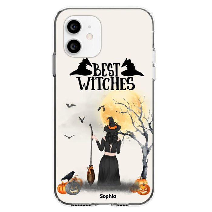 Custom Personalized Witchy Friends Phone Case - Gift For Best Friends with up to 3 Witches - Best Witches