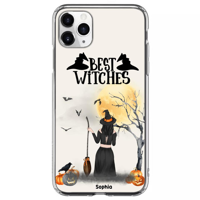 Custom Personalized Witchy Friends Phone Case - Gift For Best Friends with up to 3 Witches - Best Witches