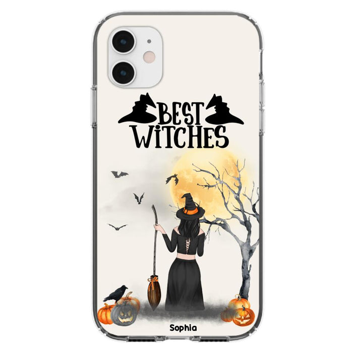 Custom Personalized Witchy Friends Phone Case - Gift For Best Friends with up to 3 Witches - Best Witches