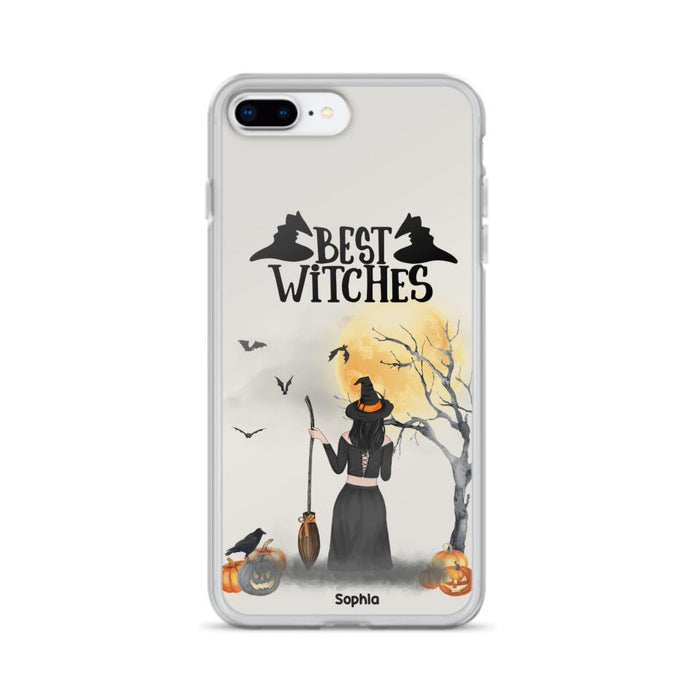 Custom Personalized Witchy Friends Phone Case - Gift For Best Friends with up to 3 Witches - Best Witches