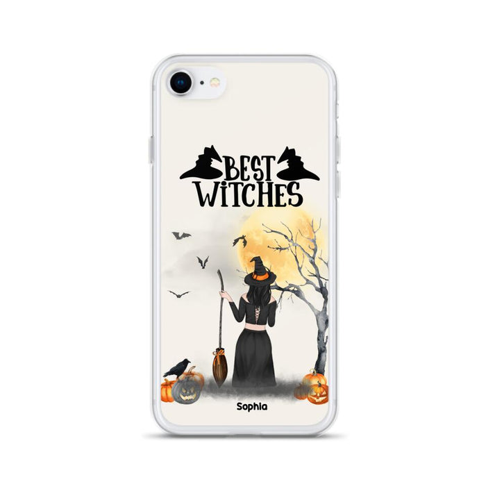 Custom Personalized Witchy Friends Phone Case - Gift For Best Friends with up to 3 Witches - Best Witches