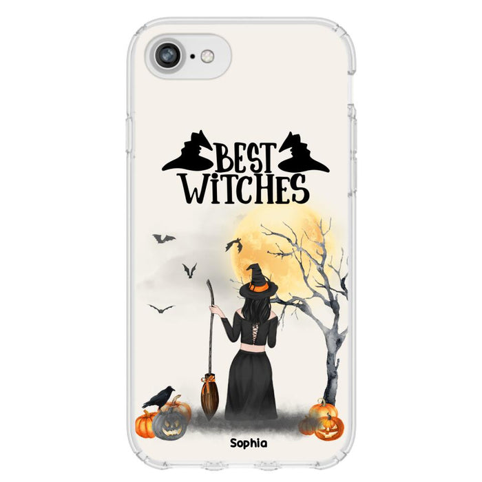 Custom Personalized Witchy Friends Phone Case - Gift For Best Friends with up to 3 Witches - Best Witches