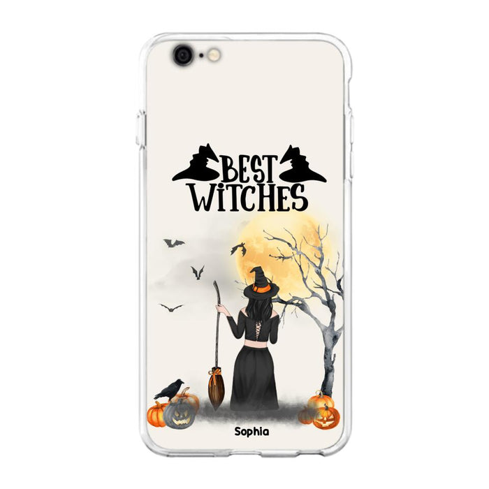 Custom Personalized Witchy Friends Phone Case - Gift For Best Friends with up to 3 Witches - Best Witches