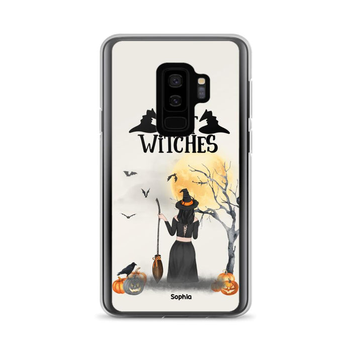 Custom Personalized Witchy Friends Phone Case - Gift For Best Friends with up to 3 Witches - Best Witches