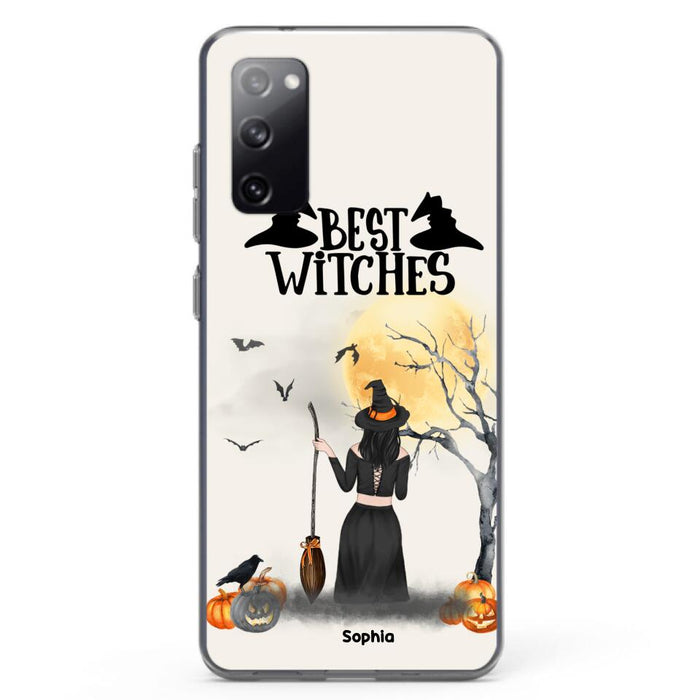 Custom Personalized Witchy Friends Phone Case - Gift For Best Friends with up to 3 Witches - Best Witches