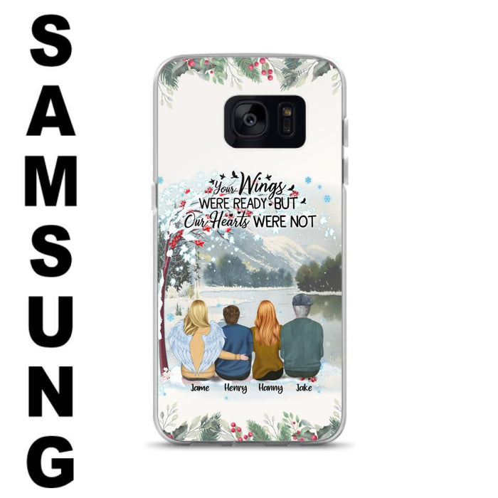 Custom Personalized Family Phone Case - Best Gift For Family - I Know Heaven Is A Beautiful Place Because They Have My Dad - Case For Iphone/Samsung