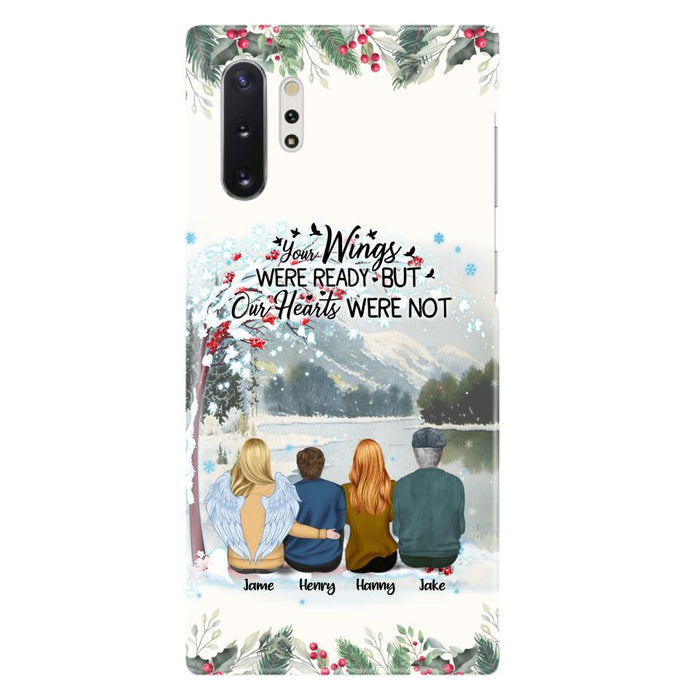 Custom Personalized Family Phone Case - Best Gift For Family - I Know Heaven Is A Beautiful Place Because They Have My Dad - Case For Iphone/Samsung