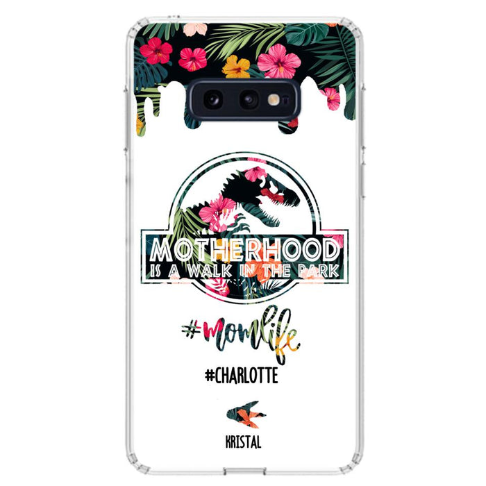 Custom Personalized Mama Dinosaur Phone Case - Best Gift For Mothers - For iPhone And Samsung Phone Case - 2QCGS1