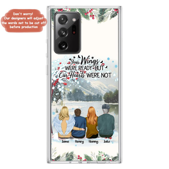 Custom Personalized Family Phone Case - Best Gift For Family - I Know Heaven Is A Beautiful Place Because They Have My Dad - Case For Iphone/Samsung