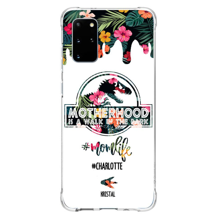 Custom Personalized Mama Dinosaur Phone Case - Best Gift For Mothers - For iPhone And Samsung Phone Case - 2QCGS1