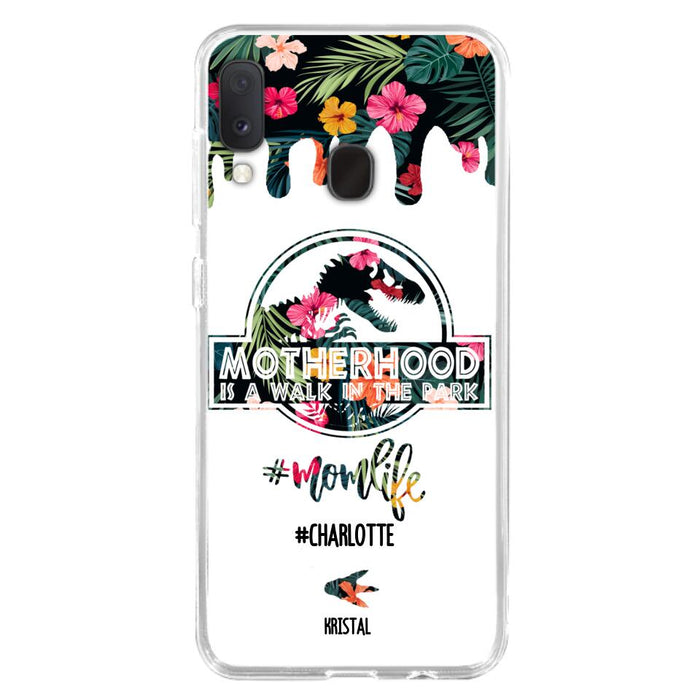 Custom Personalized Mama Dinosaur Phone Case - Best Gift For Mothers - For iPhone And Samsung Phone Case - 2QCGS1