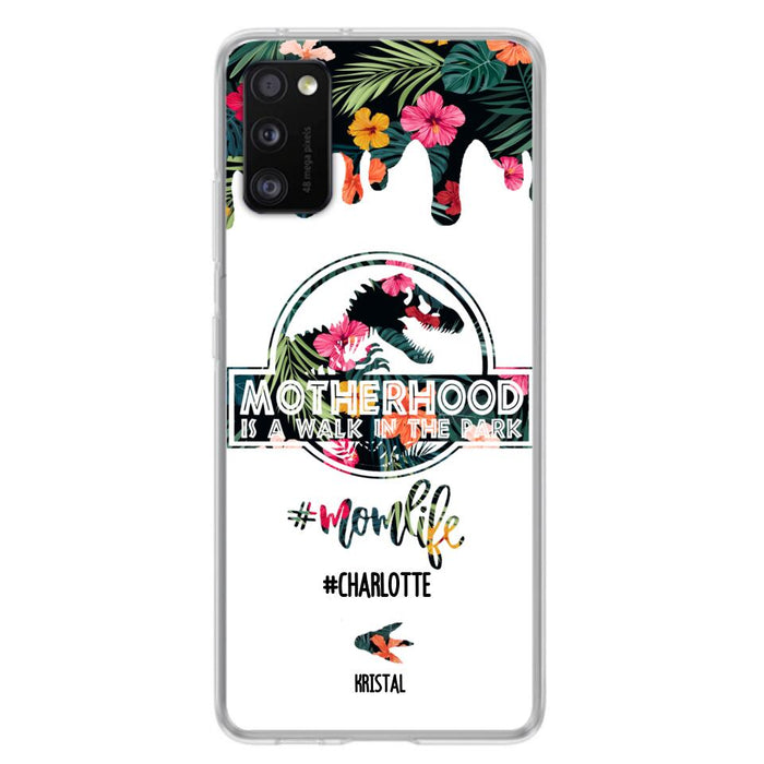 Custom Personalized Mama Dinosaur Phone Case - Best Gift For Mothers - For iPhone And Samsung Phone Case - 2QCGS1