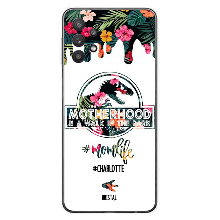 Custom Personalized Mama Dinosaur Phone Case - Best Gift For Mothers - For iPhone And Samsung Phone Case - 2QCGS1