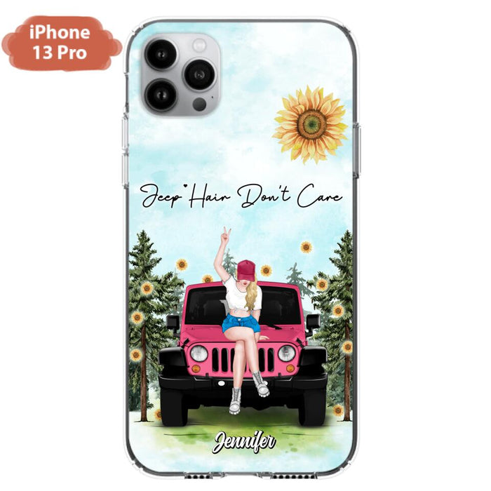 Custom Personalized Off-road Girl Phone Case For iPhone & Samsung - Gift For Off-road Lover