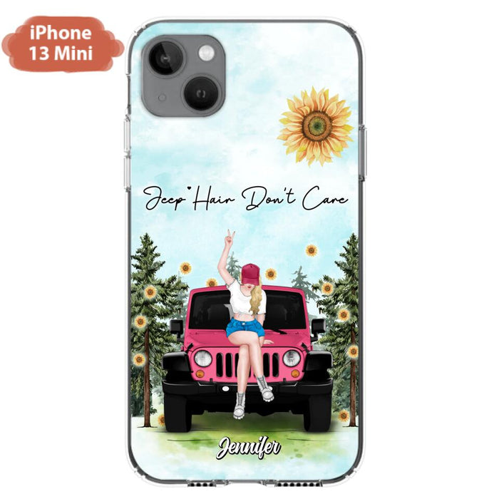 Custom Personalized Off-road Girl Phone Case For iPhone & Samsung - Gift For Off-road Lover