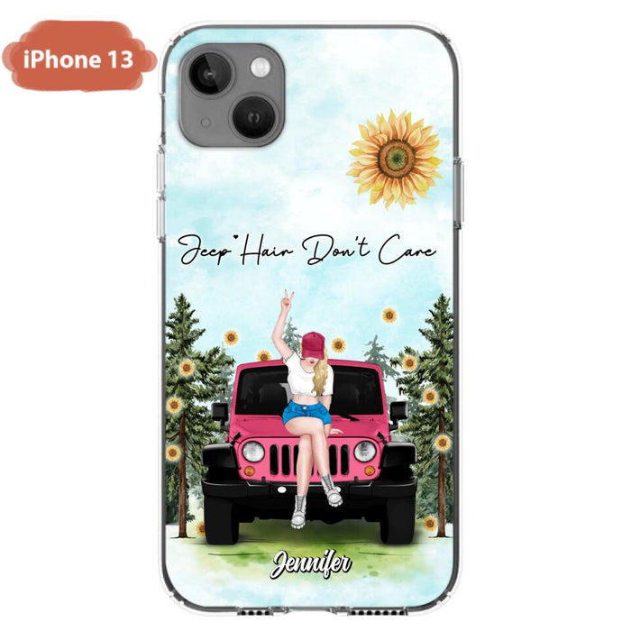 Custom Personalized Off-road Girl Phone Case For iPhone & Samsung - Gift For Off-road Lover