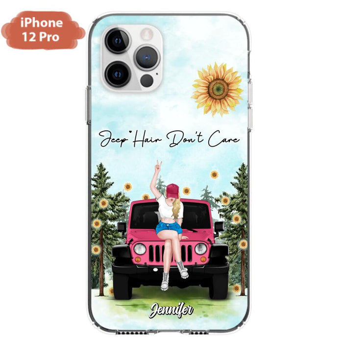 Custom Personalized Off-road Girl Phone Case For iPhone & Samsung - Gift For Off-road Lover