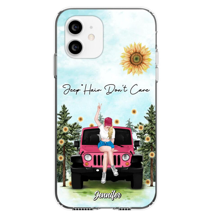 Custom Personalized Off-road Girl Phone Case For iPhone & Samsung - Gift For Off-road Lover