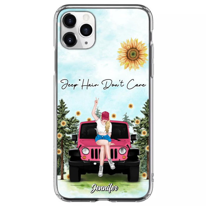 Custom Personalized Off-road Girl Phone Case For iPhone & Samsung - Gift For Off-road Lover