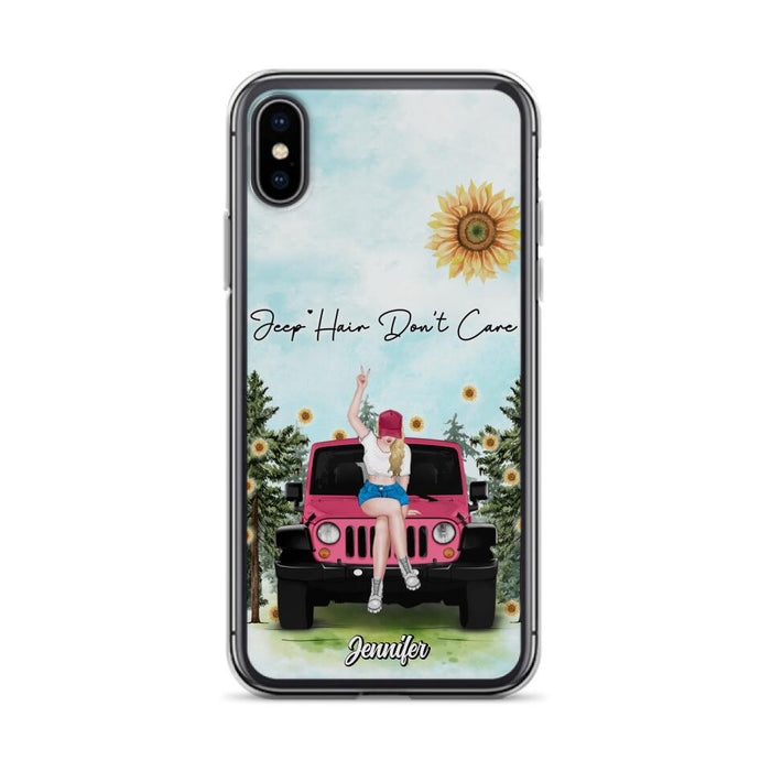 Custom Personalized Off-road Girl Phone Case For iPhone & Samsung - Gift For Off-road Lover