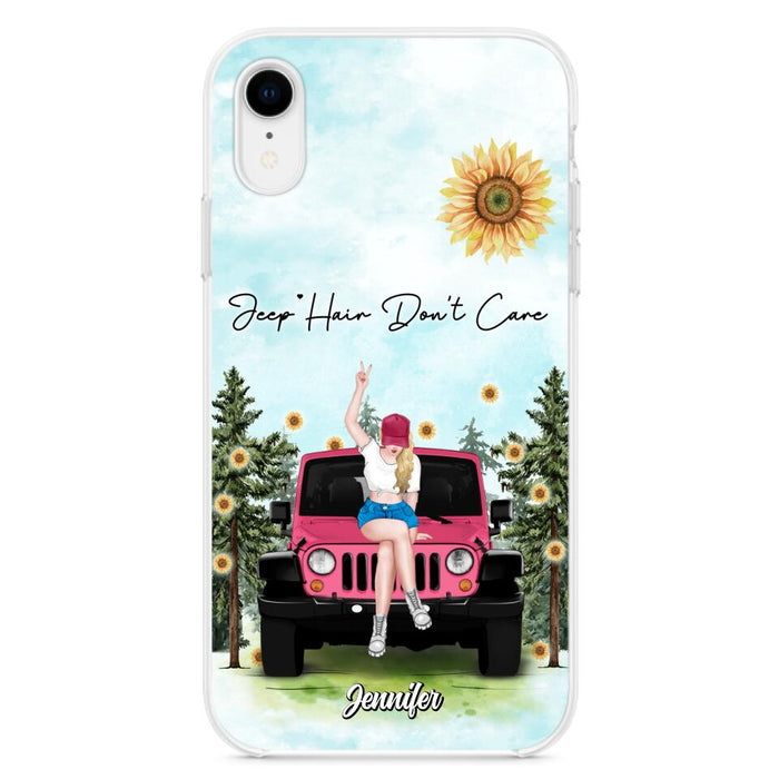 Custom Personalized Off-road Girl Phone Case For iPhone & Samsung - Gift For Off-road Lover