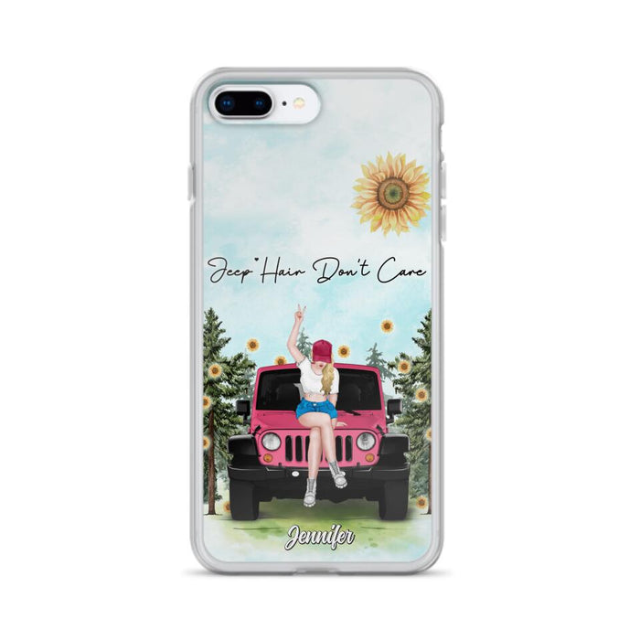 Custom Personalized Off-road Girl Phone Case For iPhone & Samsung - Gift For Off-road Lover